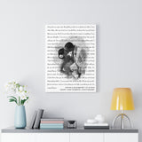 Lyrics Song -- Canvas 18"X24" -- David & Elizabeth