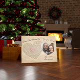 Darryl and Kamye  July 3. 2003 - Canvas 24x18 - printify