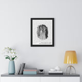 Lyrics -- Frankie & Christine 11.30.1996 -- Black framed 16x20 -- Printify