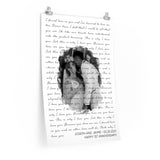 Lyrics -- Joseph and Jayme 03.20.2021 -- 20x30 -- Printify