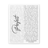 Lyrics Song -- Canvas 11"X14" -- Jason & Heather 09.03.2022
