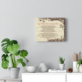 Lyrics Song -- Canvas 8"x10" -- You make me feel brand new (Stylistics)
