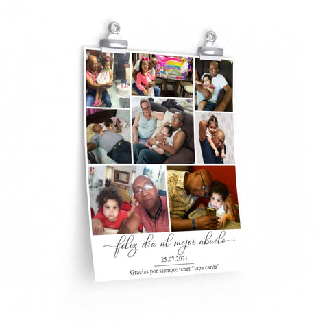 Dad Family Love -- Unframed 11''x14'' -- Feliz Día