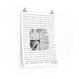 Lyrics Song -- Poster 18"x24" -- Michael & Susan