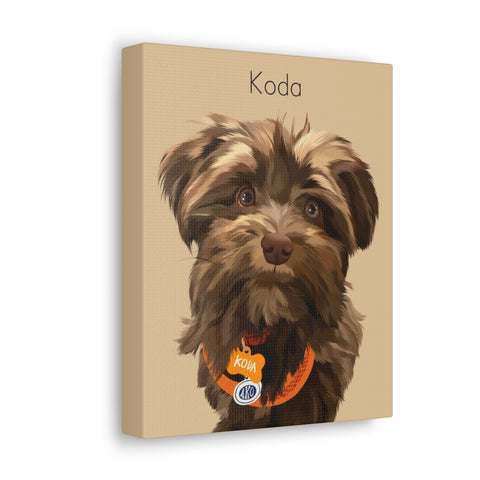 Canvas Printify Wraps 8x10 - Dog 2.6 Koda