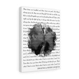 Lyrics Song -- Canvas 12"X16" --  Dwayne & Heidi Licquia