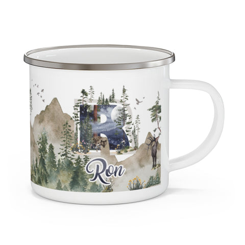 Enamel Mug --  Ron (Female Life of Wild) -- Printify