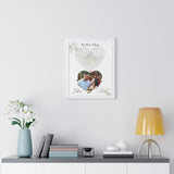 Lyrics Song -- Black framed poster/ 16"x20" -- Jeffrey & Kristy