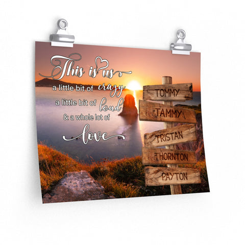 Street Sign -- Tommy Tammy Tristan.. -- 11x14 -- Printify