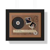 Cassette -- Marty & Suzanne 11.09.2002 -- Black framed 11"x14" -- Printify