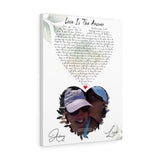 Lyrics --  Amy & Lisa 07-07-2020 -- Canvas18x24 -- printify
