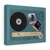 Cassette -- Christopher & Olivia 10.31.20 -- Canvas 8x10 -- Printify