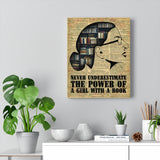 CREATORY Never Underestimate  -- Canvas 11"X14" -- 2