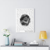Music Lyrics Song -- Canvas 18"X24" -- Butch & Tina