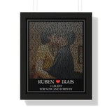 Lyrics -- Ruben and Irais 11/28/2019 -- Black framed 16x20 -- Printify