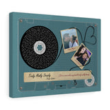 Cassette -- Natasha & Juan 12.4.2020 -- Canvas 12x16 -- Printify