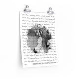 Lyrics Song -- poster/ 11''x14'' -- Teddybear and Babydoll