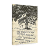 In My Life Lyrics Poster -- Canvas 18"X24" -- 1 -- printify