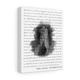 Lyrics -- Mark & Melissa September 29, 2020 -- Canvas 8x10 -- Printify