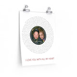 Song Record -- poster/ 11''x14'' -- Fabe & Crystal