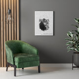 Lyrics -- Chris & Christle 10/05/2013 -- Canvas 18x24 -- Printify