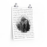 Lyrics -- Gene and Stardust -- 11x14 -- Printify