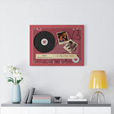 Cassette -- Donna & Dwight 02.14.2022 -- Canvas 18x24 -- Printify