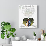 Lyrics -- Tommy & Diane -- Canvas 11x14 -- Printify