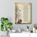 I Cross My Heart Lyrics -- Canvas 12"X16" -- 5 -- printify
