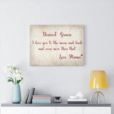 Favorite Photo Text -- Canvas 18"X24" -- Dearest Gracie