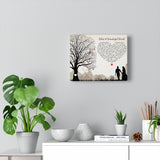 Lyrics Song -- Canvas 8"x10" -- What  A Wonderful World ( Louis Armstrong)