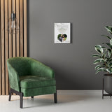 Lyrics -- Chris & Heather 06.20.2020 -- Canvas 11x14 -- Printify