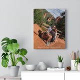 Lyrics -- Jesse and Leah 08.10.2019 -- Canvas 11x14 -- Printify