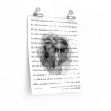 Lyrics Song -- poster/ 11''x14'' -- Daniel & Gemma August 13th, 2021