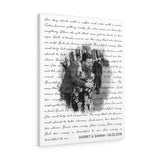 Lyrics -- Garret & Sianna 06.03.2018 -- Canvas 24x30 -- Printify