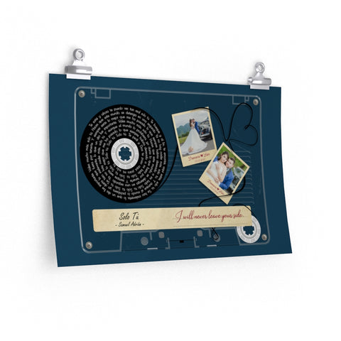 Cassette -- Damaris & Luis 05/07/2021 -- 12x18 -- Printify