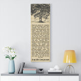 in My Life -- Canvas  12"x36" -- 6 -- PRINTIFY