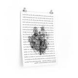 Lyrics Song -- Poster 18"x24" -- Kevin & Kelly