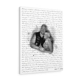 Music Lyrics Song -- Canvas 24"x30" -- May 7