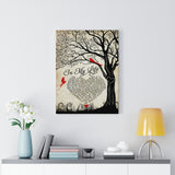 In My Life Lyrics Poster -- Canvas 18"x24" -- 30 -- printify