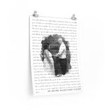 Lyrics -- Mr. and Mrs. William Logan -- 18x24 -- Printify