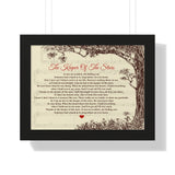 Keeper of the stars -- New style 2 -- Black framed 12x16 -- Printify