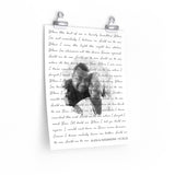Lyrics -- Alvin & Kassandra 01/30/22 -- 11x14 -- Printify