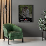 Lyrics -- Isaiah & Nicole 05.15.2022 -- Canvas 24x30 -- Printify