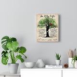 In My Life Lyrics -- Canvas 8"x10" -- 2