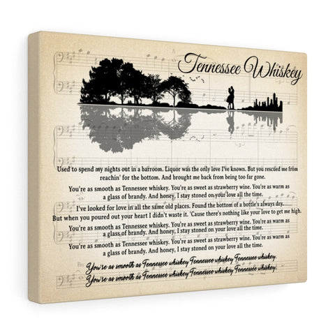 Tennessee Whiskey -- 1 -- Canvas 11x14 -- Printify