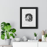 Lyrics -- Kelsie & Cam 11.06.2021 -- Black framed 11x14 -- Printify
