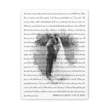 Lyrics Song -- Canvas  12"X16" -- Mike & Lacey 07.31.2021