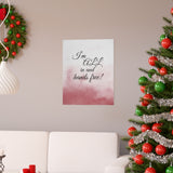Lyrics -- I’m ALL in and hands free! -- 16x20 -- Printify