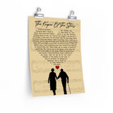 Lyrics -- Keeper of the stars -- 11x14 -- Printify